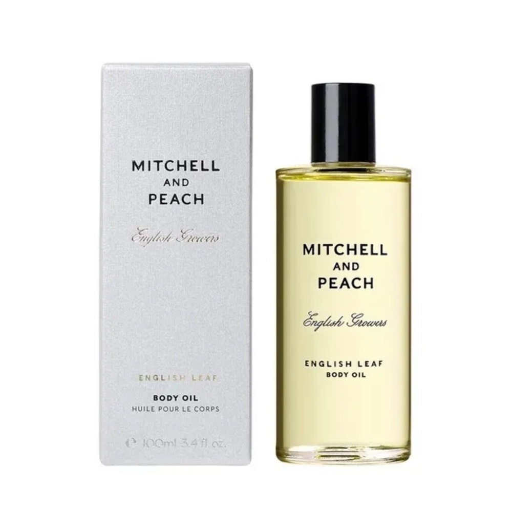 Mitchell and Peach English Growers Green Leaf Body Oil - 100ML/3.4FLOZ - new